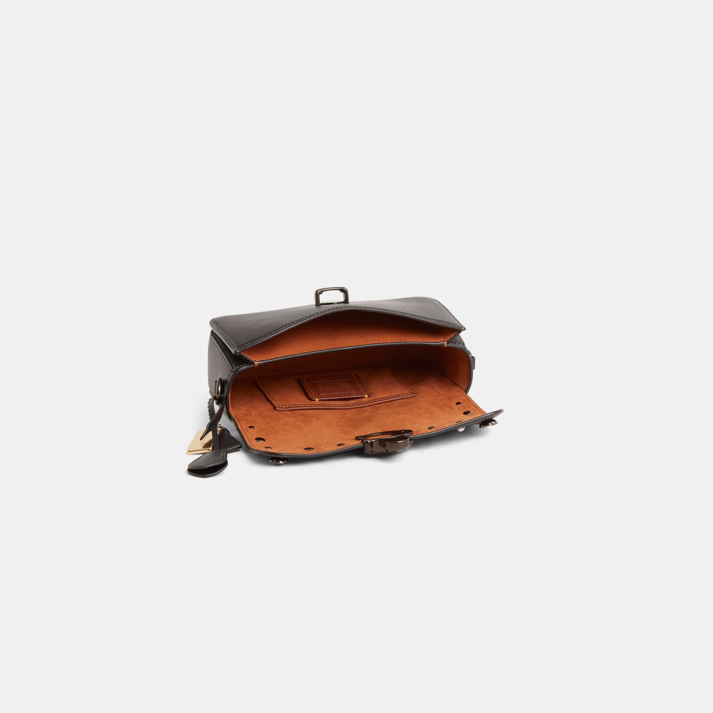 Женская сумка Coach Custom Studio Bag 20, цвет: Оловянный / Чёрный — фото 3