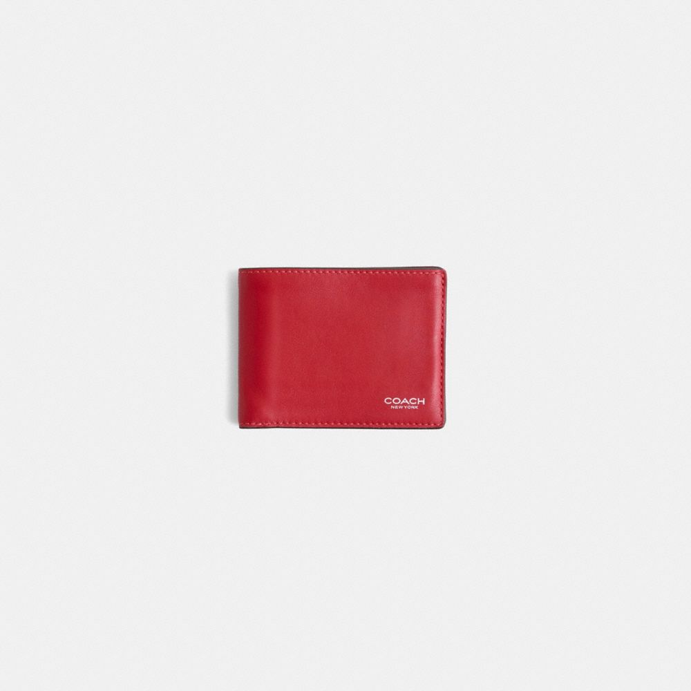 COACH®,Restored Slim Billfold Wallet,,Front View