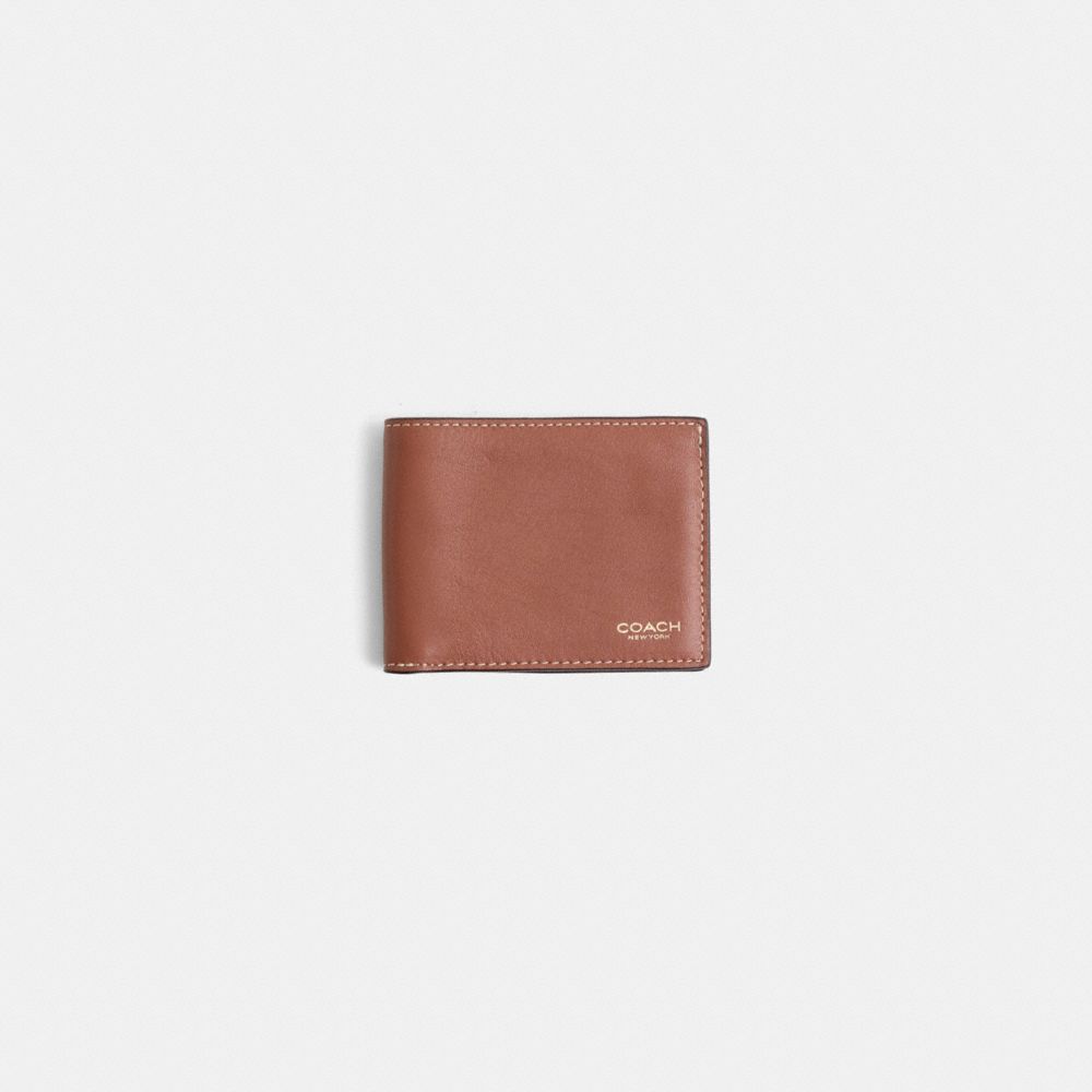 COACH®,Restored Slim Billfold Wallet,,Front View