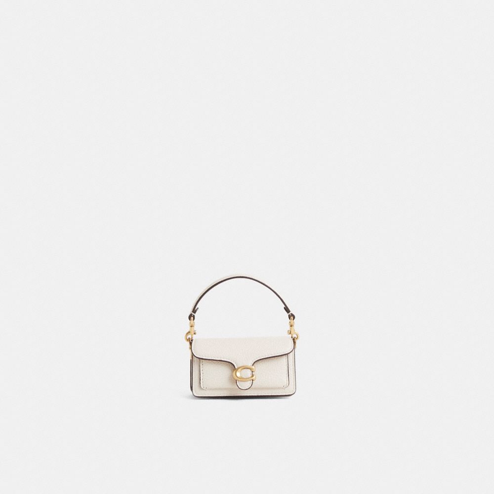 COACH®,Restored Tabby Bag Charm,,Front View