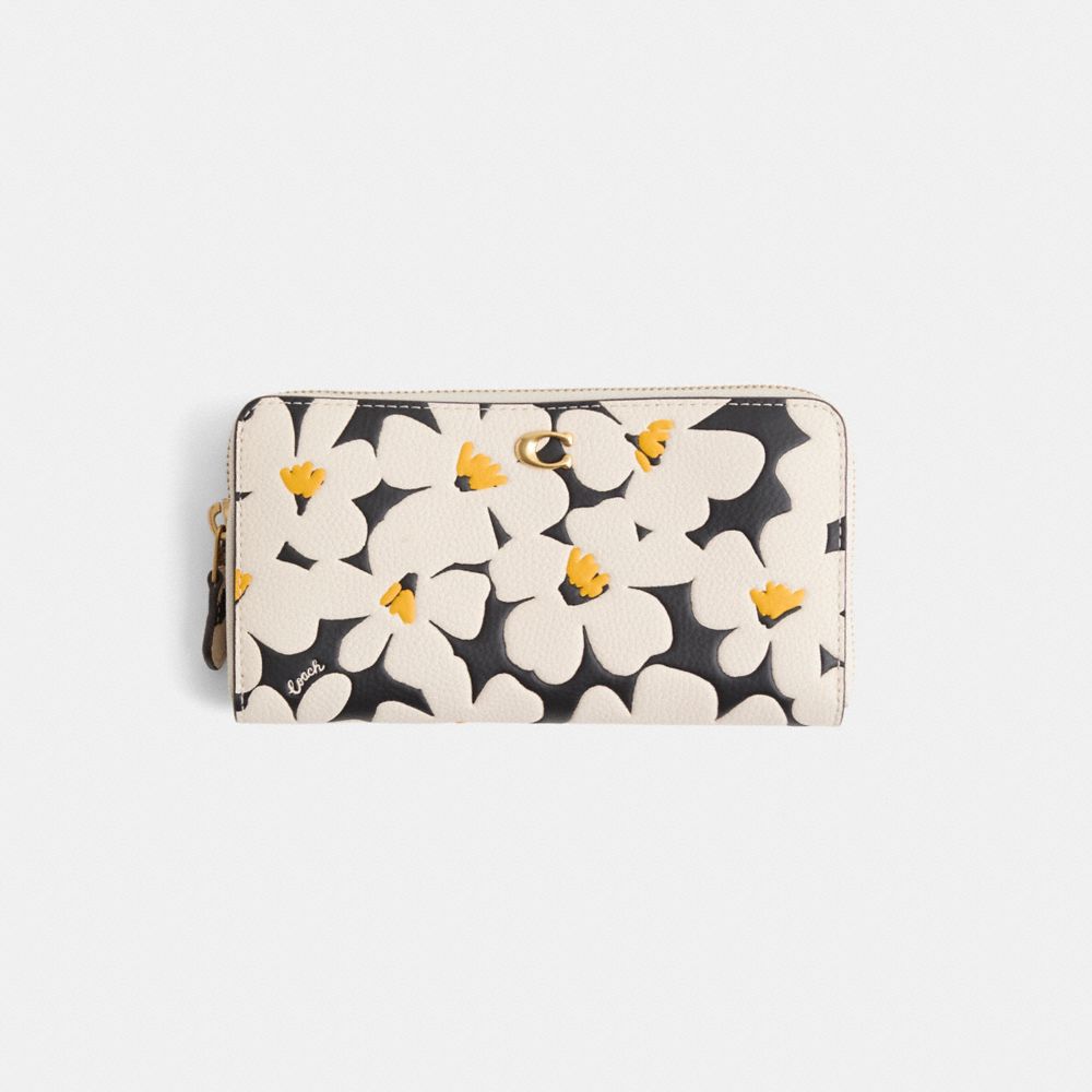Restored Accordion Zip Wallet With Floral Print | Wallets | Coach