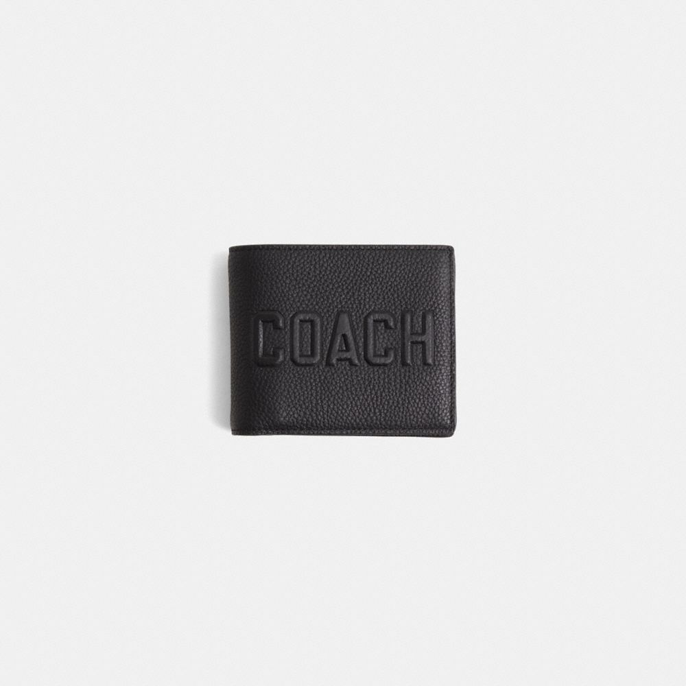 COACH®,Restored 3-In-1 Wallet With Coach Graphic,,Front View