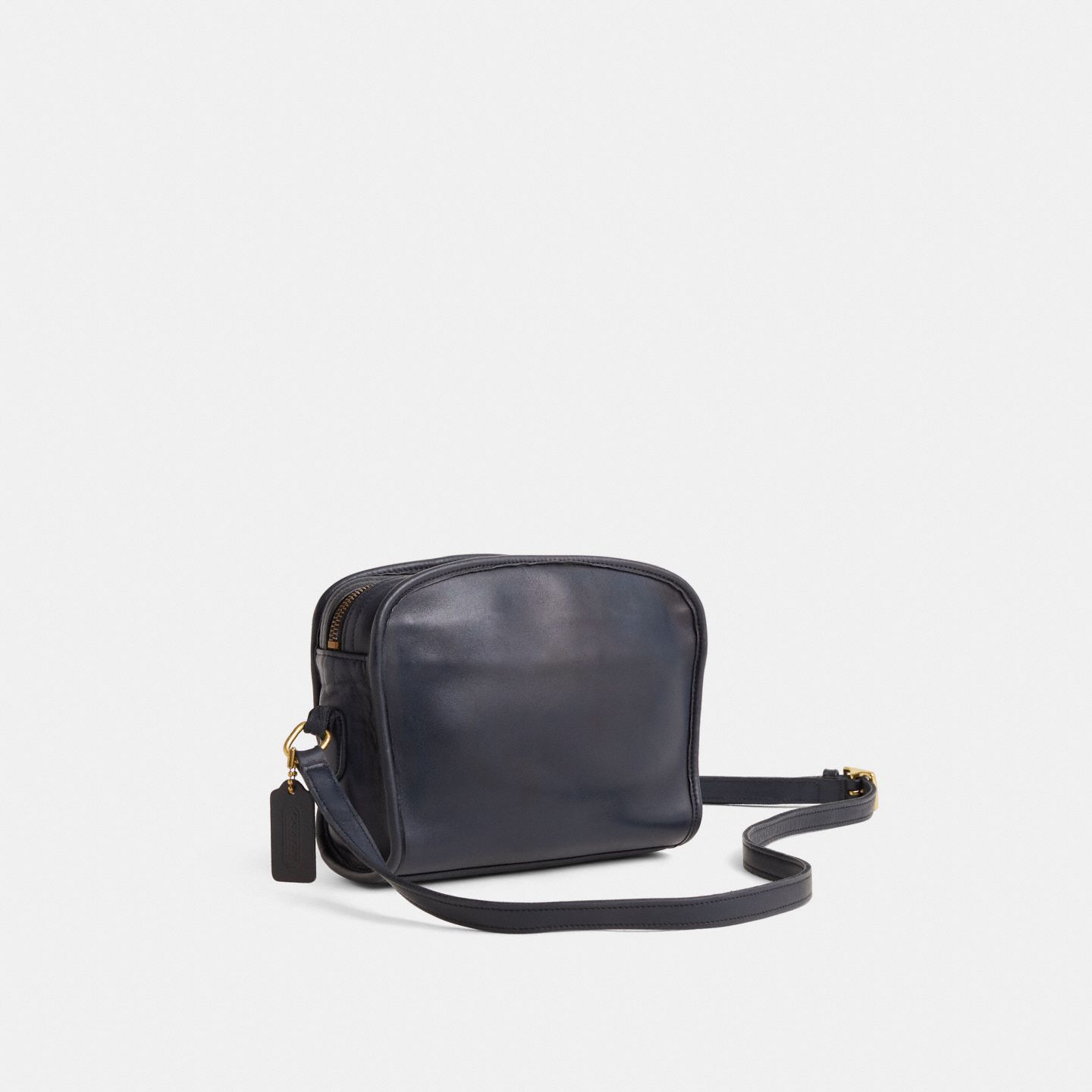 Женская сумка Coach Vintage Metropolis Zip, цвет: Тёмно-синий — фото 2