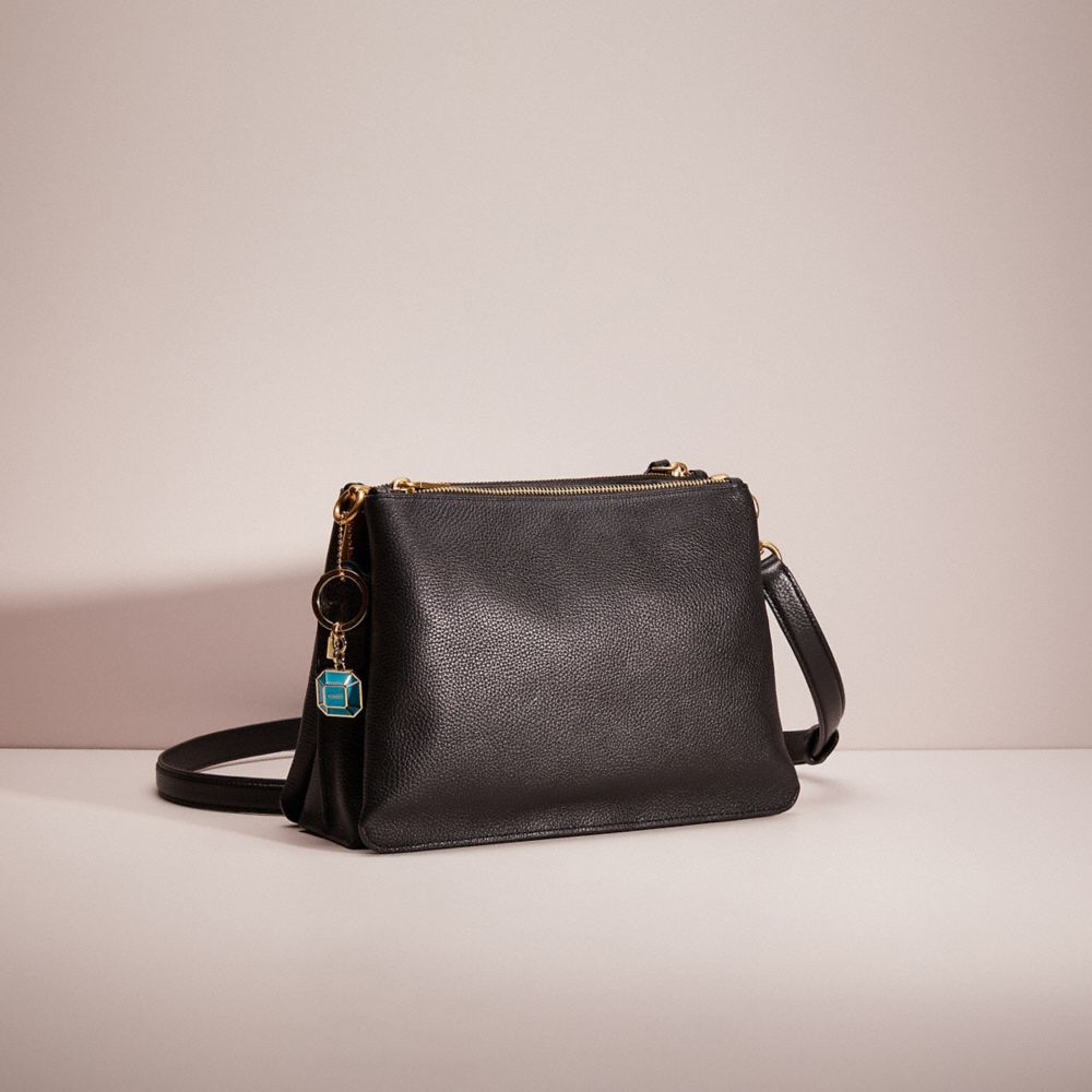 Upcrafted Double Zip Shoulder Bag