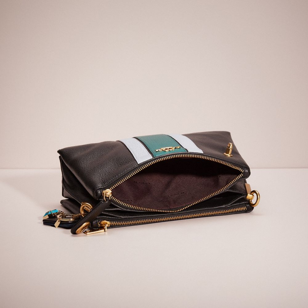 Upcrafted Double Zip Shoulder Bag