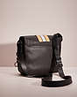 COACH®,UPCRAFTED GOTHAM MESSENGER 27,Pebble Leather,Large,Black Copper/Black,Angle View