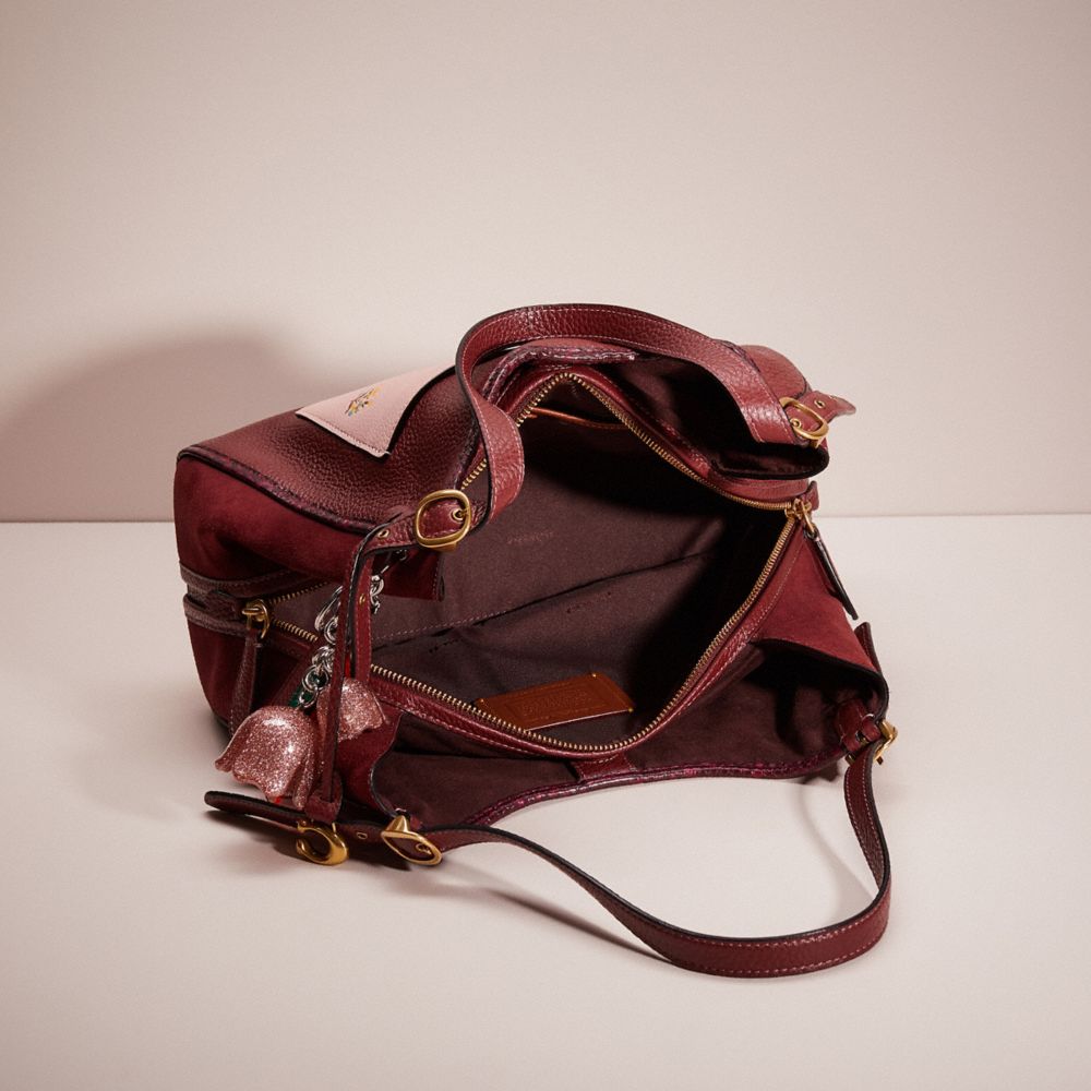 Upcrafted Lori Shoulder Bag With Snakeskin Detail