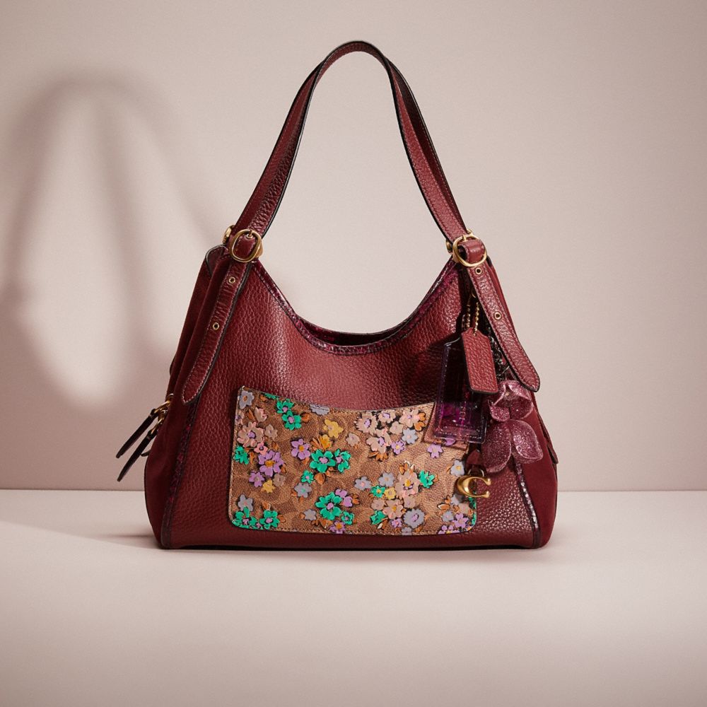 バッグ leather shoulder bag Vintage Buckle Purse for Women Retro Y2K Shoulder Bag
