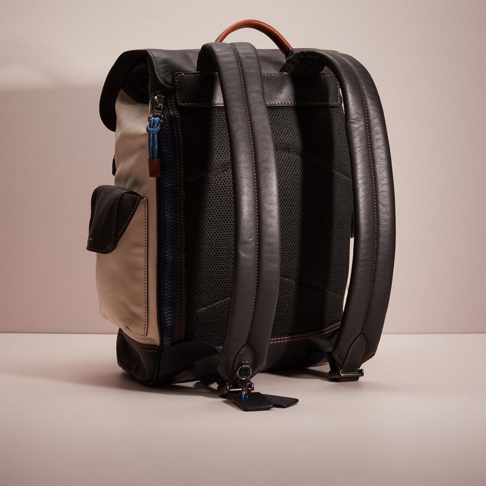 COACH®  Rivington Backpack In Signature Canvas With Coach Patch