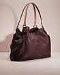 COACH®,UPCRAFTED EDIE SHOULDER BAG 31,Polished Pebble Leather,Large,Light Gold/Oxblood,Angle View