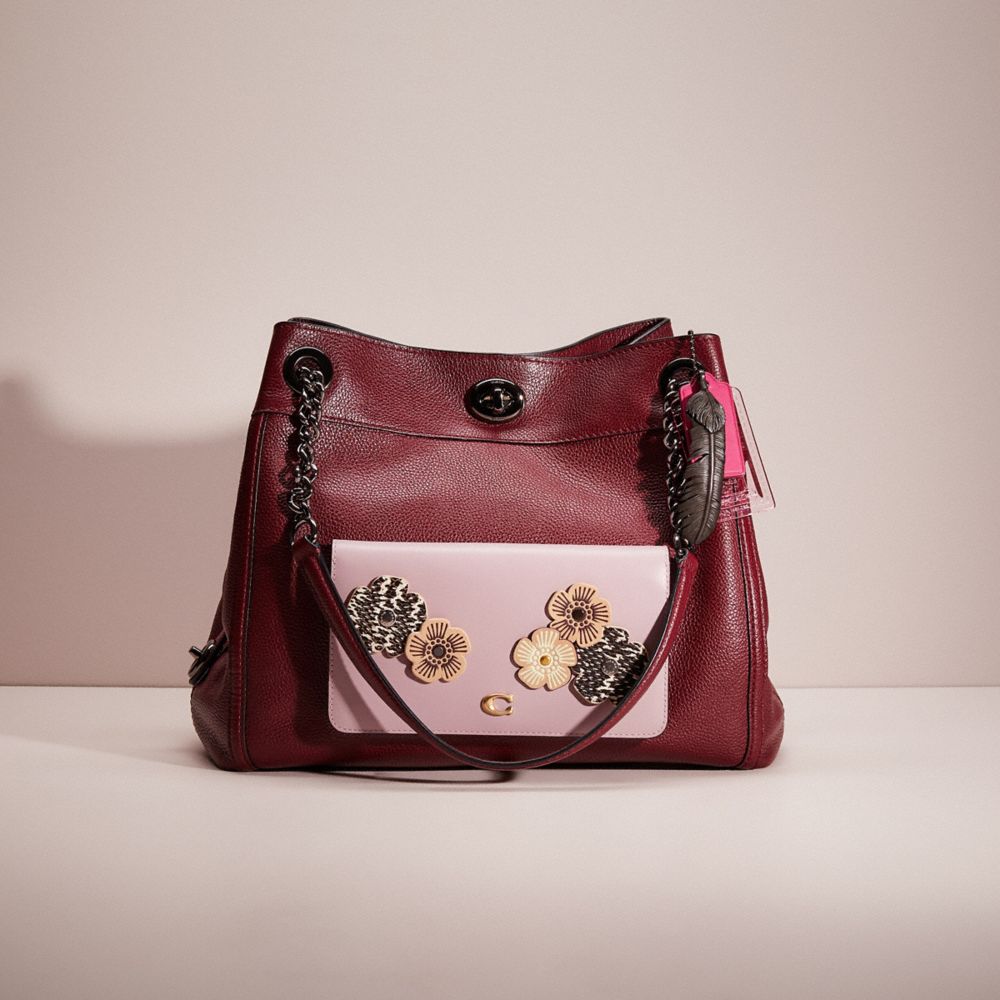 Coach edie dark berry on sale