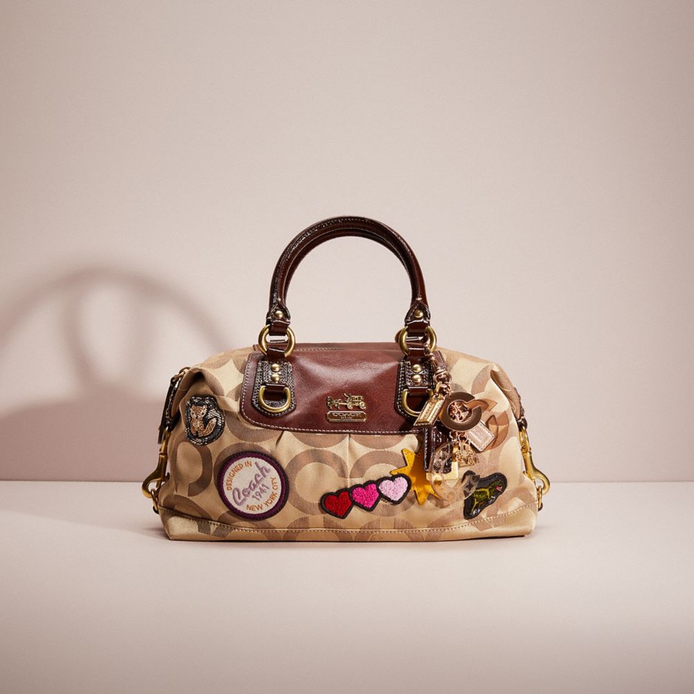 Upcrafted Ruby Satchel 25 In Signature Textile Jacquard
