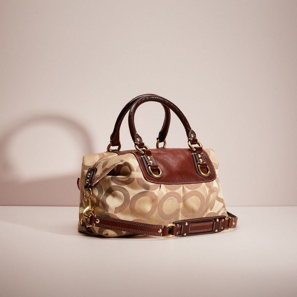 Upcrafted Ruby Satchel 25 In Signature Textile Jacquard