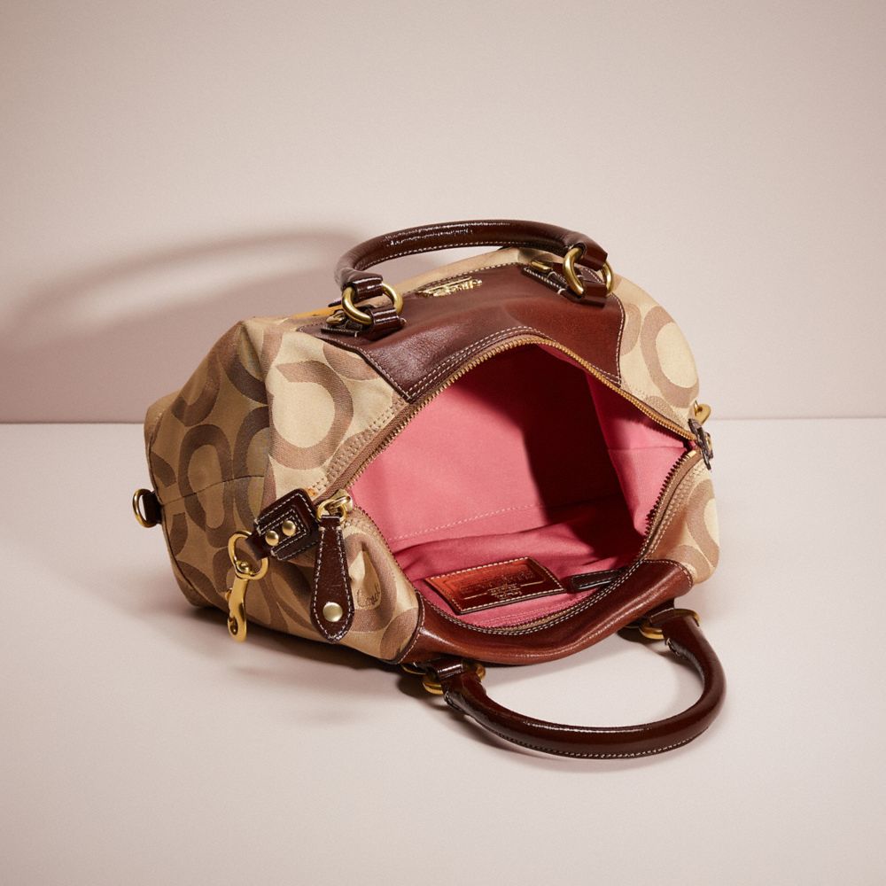 Upcrafted Ruby Satchel 25 In Signature Textile Jacquard