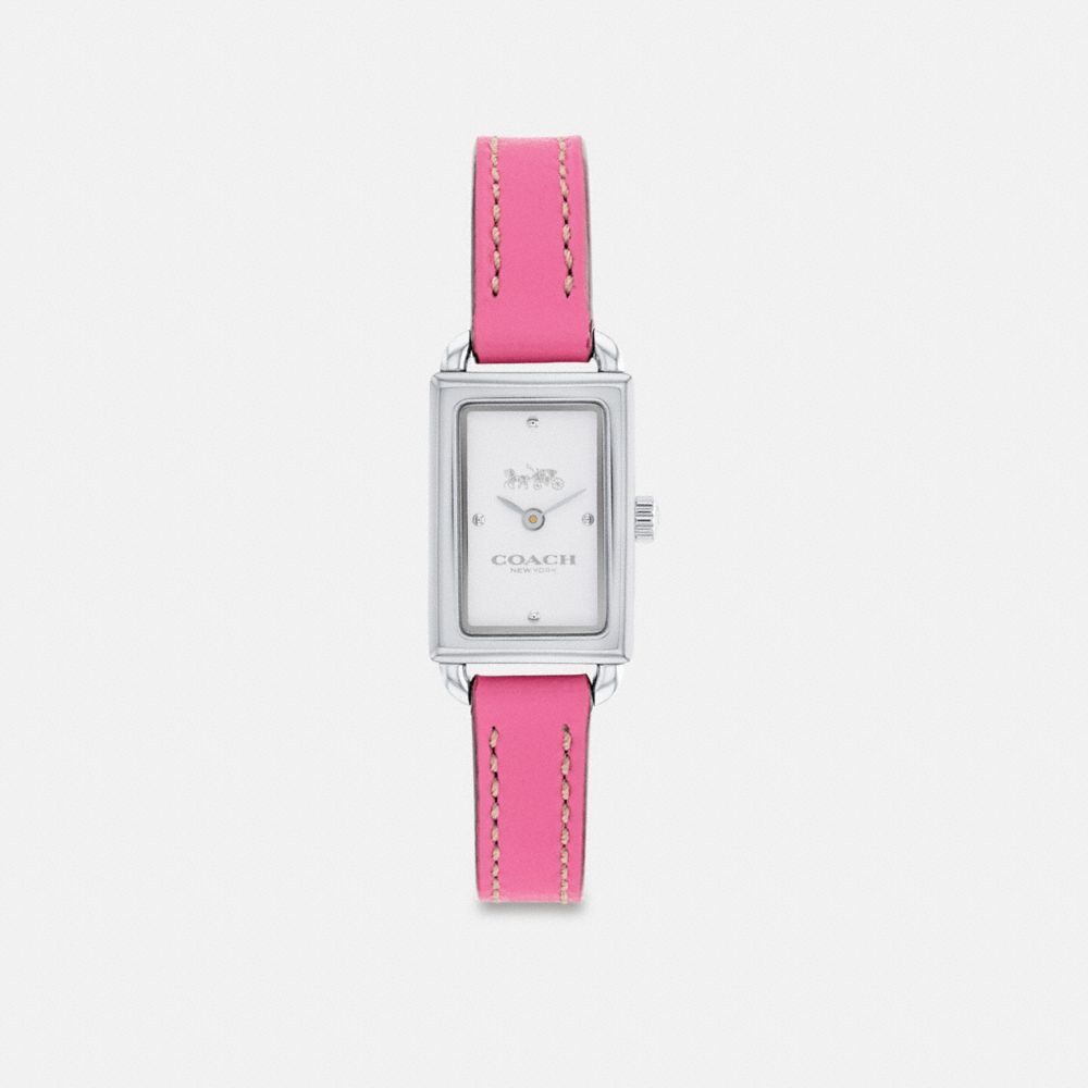 COACH®,LIZ WATCH, 24MM,Petunia,Front View