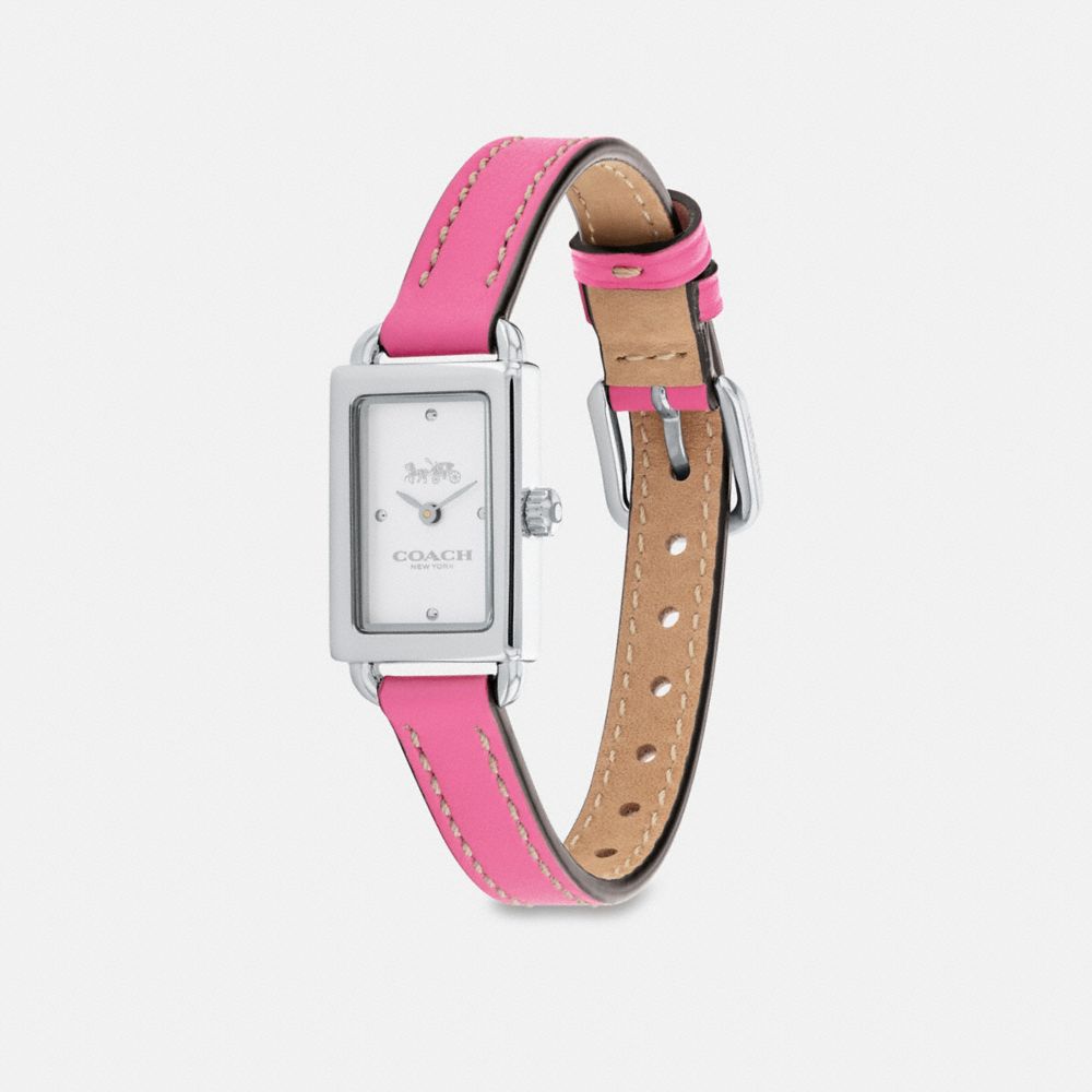 COACH®,LIZ WATCH, 24MM,Petunia,Angle View