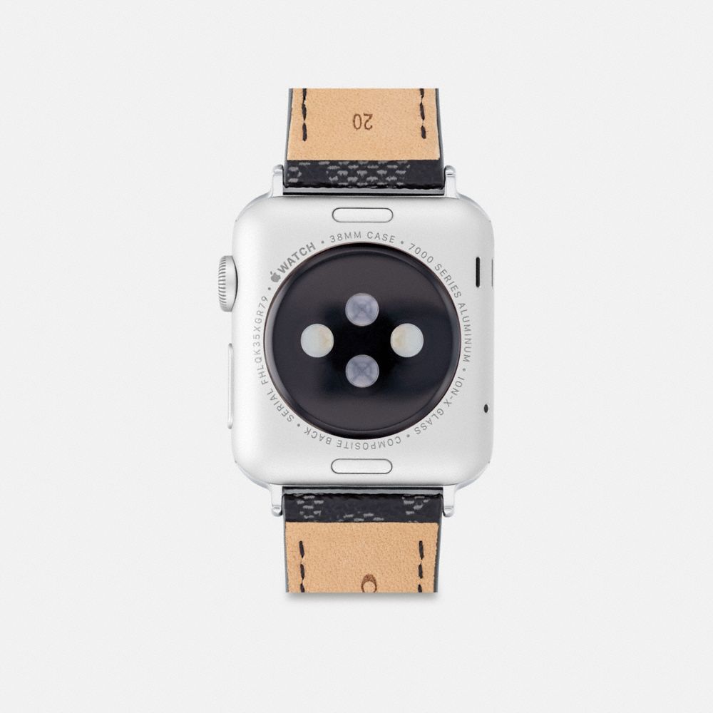 COACH Apple Watch® 38mm/40mm Saddle Chain Strap at Von Maur