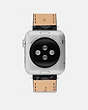 COACH®,APPLE WATCH® STRAP, 42MM AND 44MM,Graphite,Back View