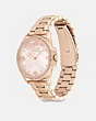 COACH®,GREYSON WATCH, 36MM,Rose Gold,Angle View