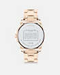 COACH®,GREYSON WATCH, 36MM,Rose Gold,Back View
