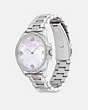 COACH®,GREYSON WATCH, 36MM,Stainless Steel,Stainless Steel,Angle View