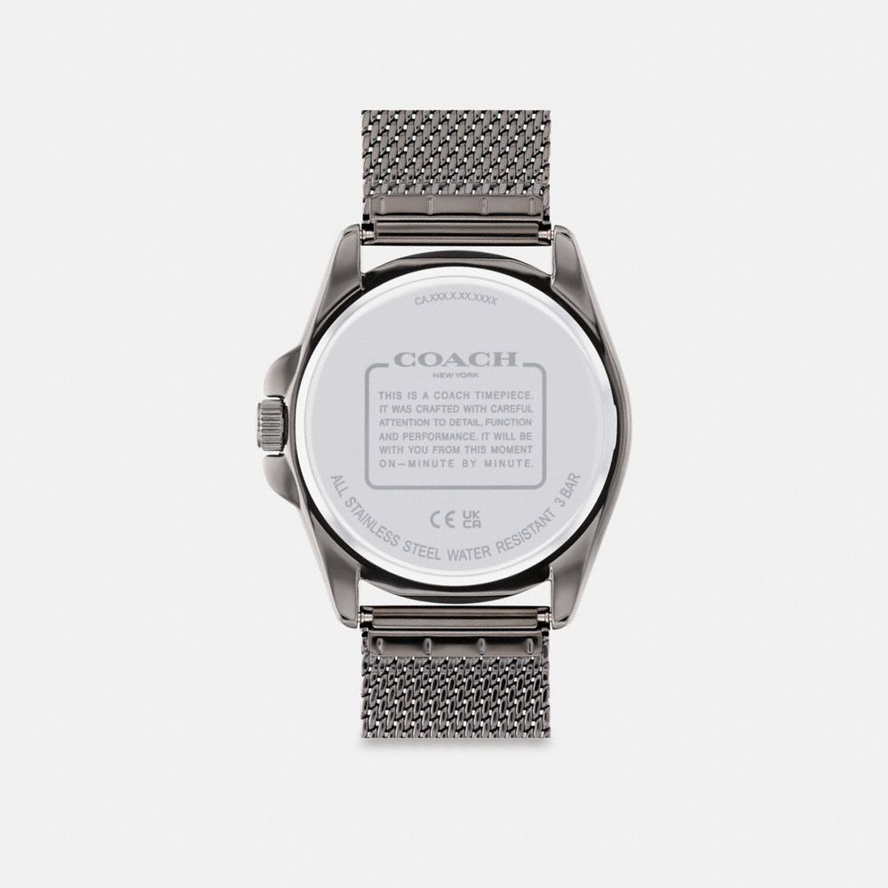COACH®,Greyson Watch, 41 Mm,,Back View