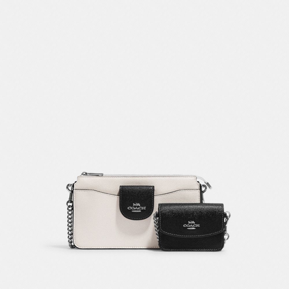 Buy the Coach Poppy Crossbody Bag Black