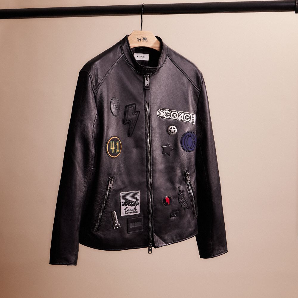 Upcrafted Leather Racer Jacket | COACH®
