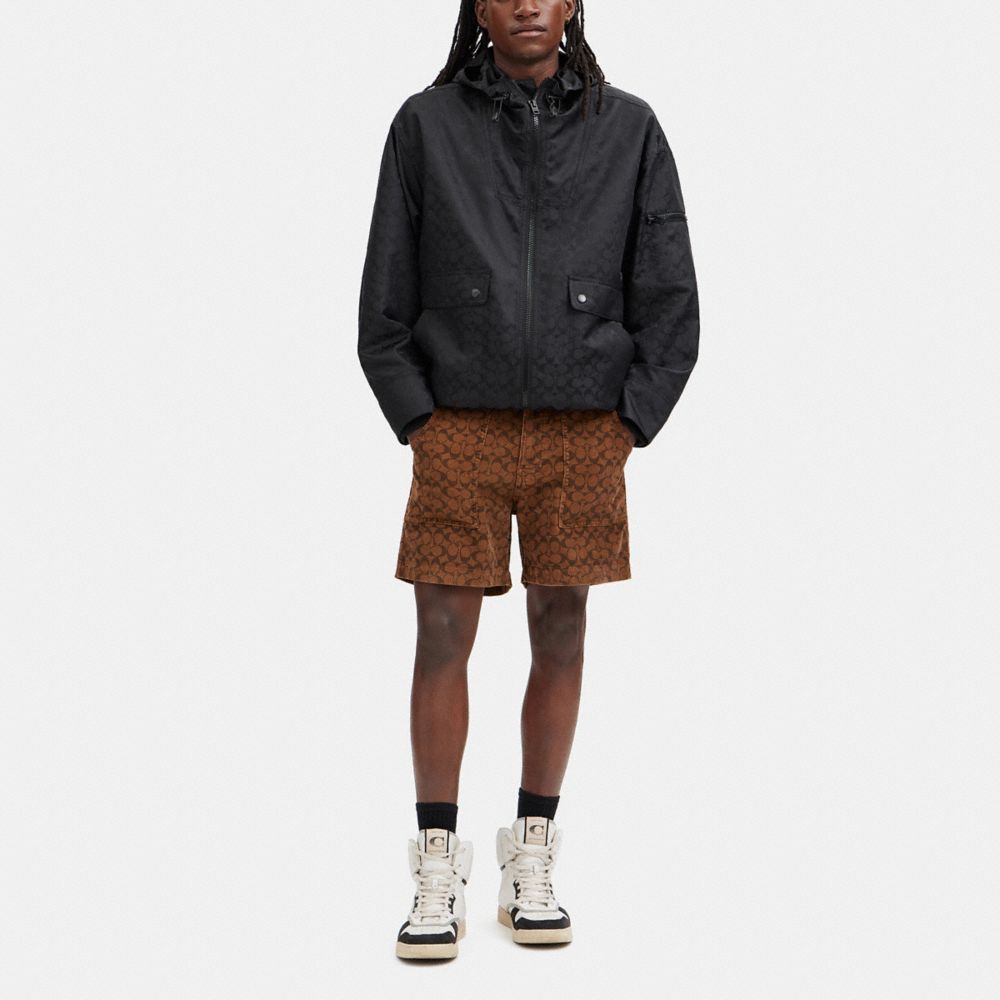 COACH®,Signature Corduroy Shorts,,Scale View