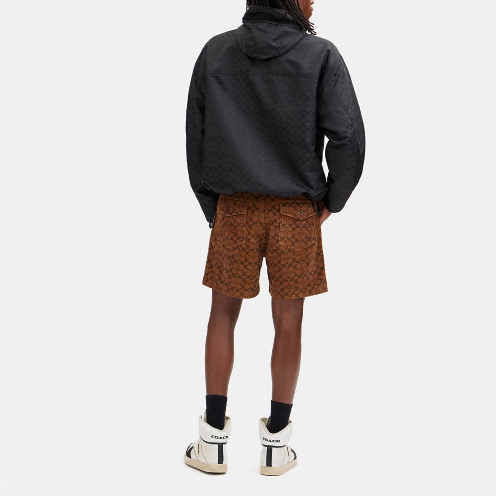 COACH®,Signature Corduroy Shorts,,Scale View