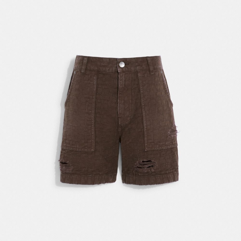 PCCVISION] 3MAN0N denim shorts-