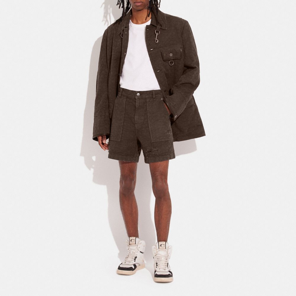 【限定アイテム】COACH デニム ショーツ 公式】COACH – コーチ | デニム ショーツ