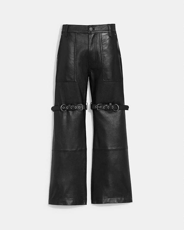 COACH® | Leather Trouser