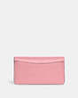 COACH®,TABBY CHAIN CLUTCH,Refined Pebble Leather,Mini,Silver/Flower Pink,Back View