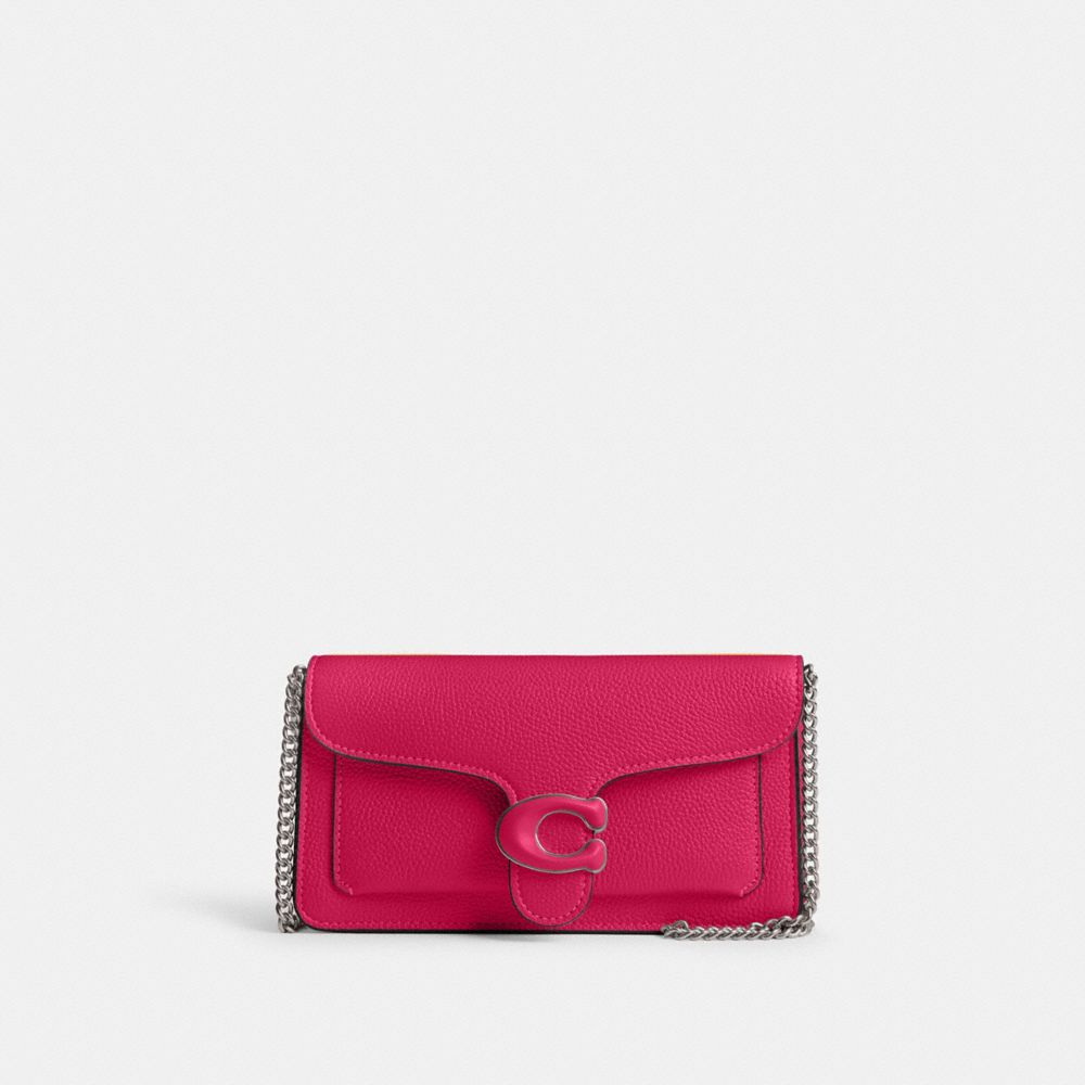 Shop Coach Tabby Clutch Mit Kette In Pink