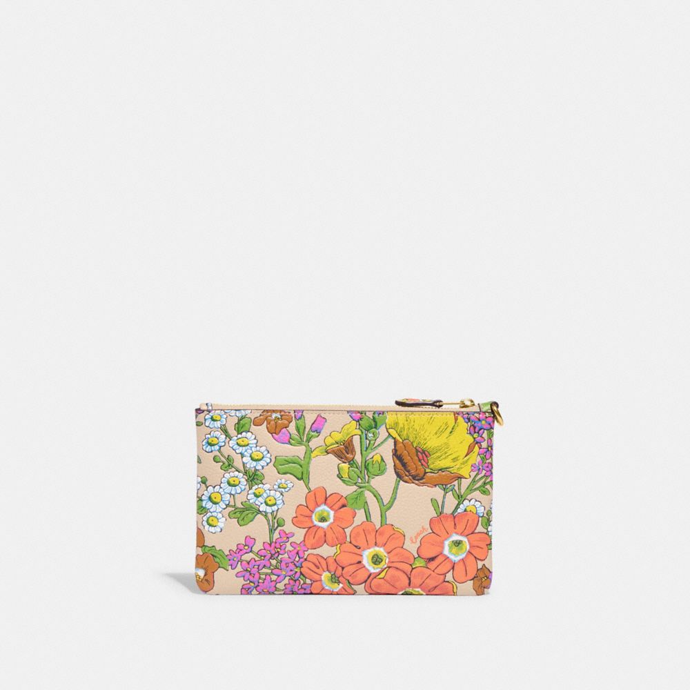 COACH®  Small Wristlet With Floral Print