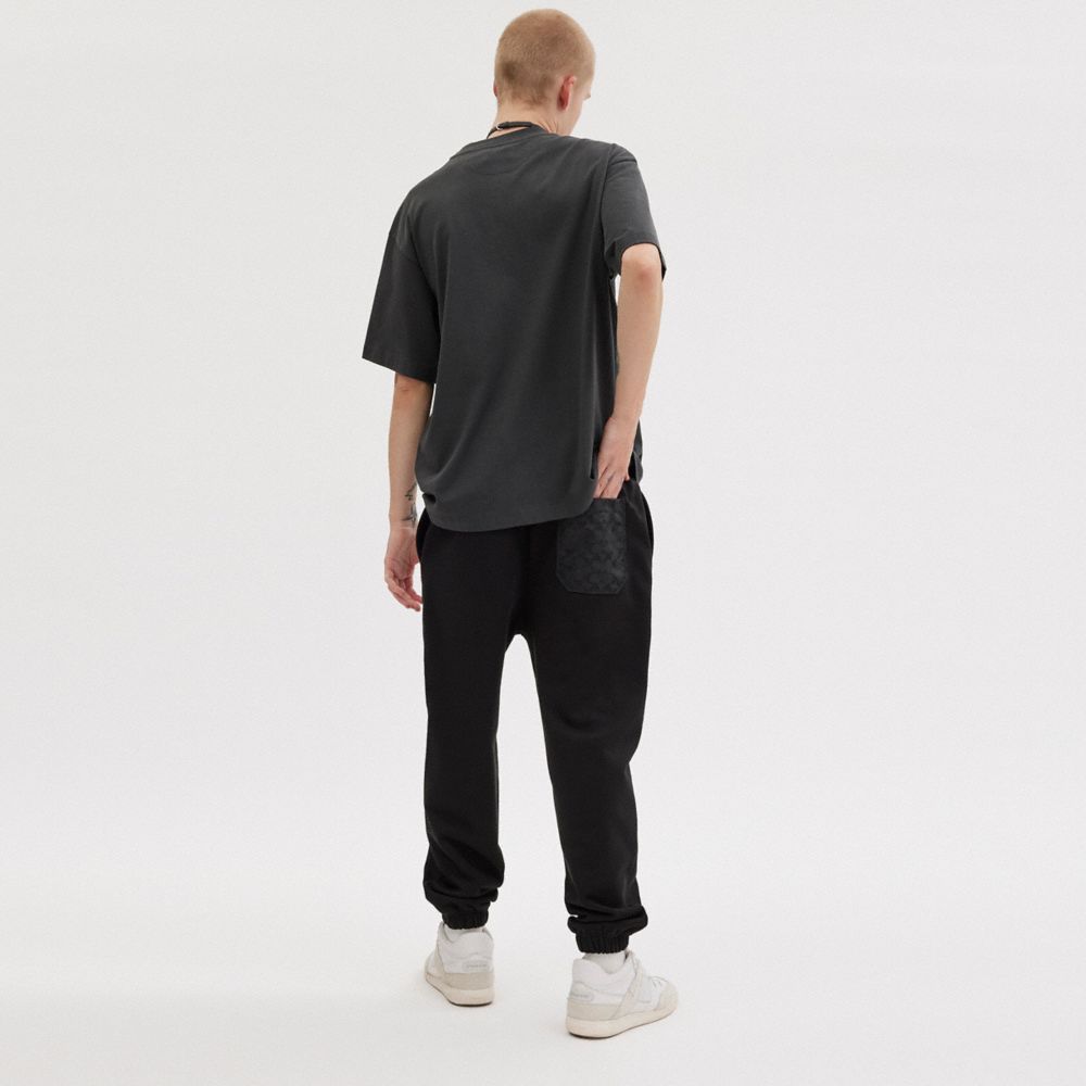 COACH®,ESSENTIAL SOLID JOGGERS,Black,Scale View
