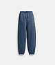 COACH®,ESSENTIAL SOLID JOGGERS,cotton,Blue,Front View