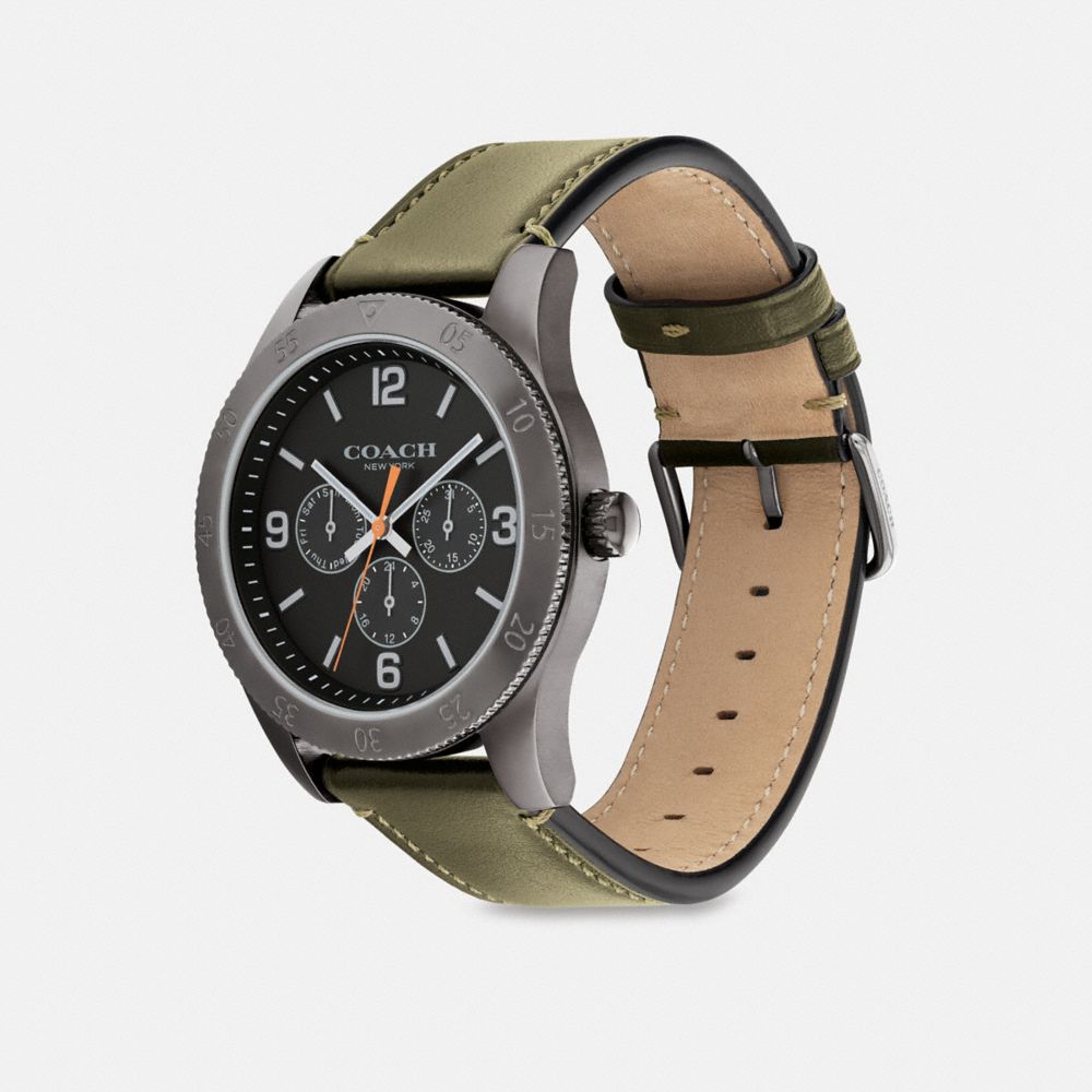 COACH®,Casey Watch, 42 Mm,,Angle View