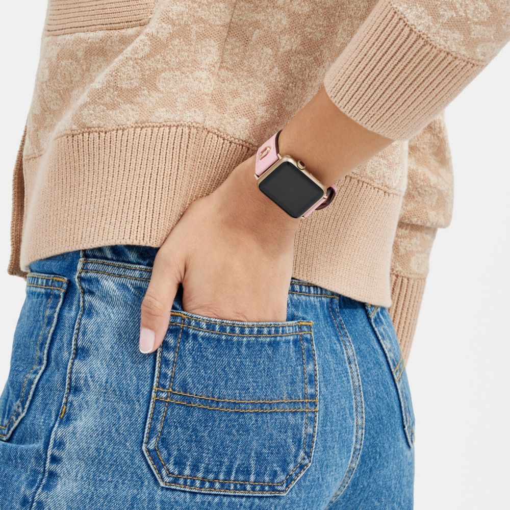 COACH®,Apple Watch® Strap, 38 Mm, 40 Mm And 41 Mm,,Detail View
