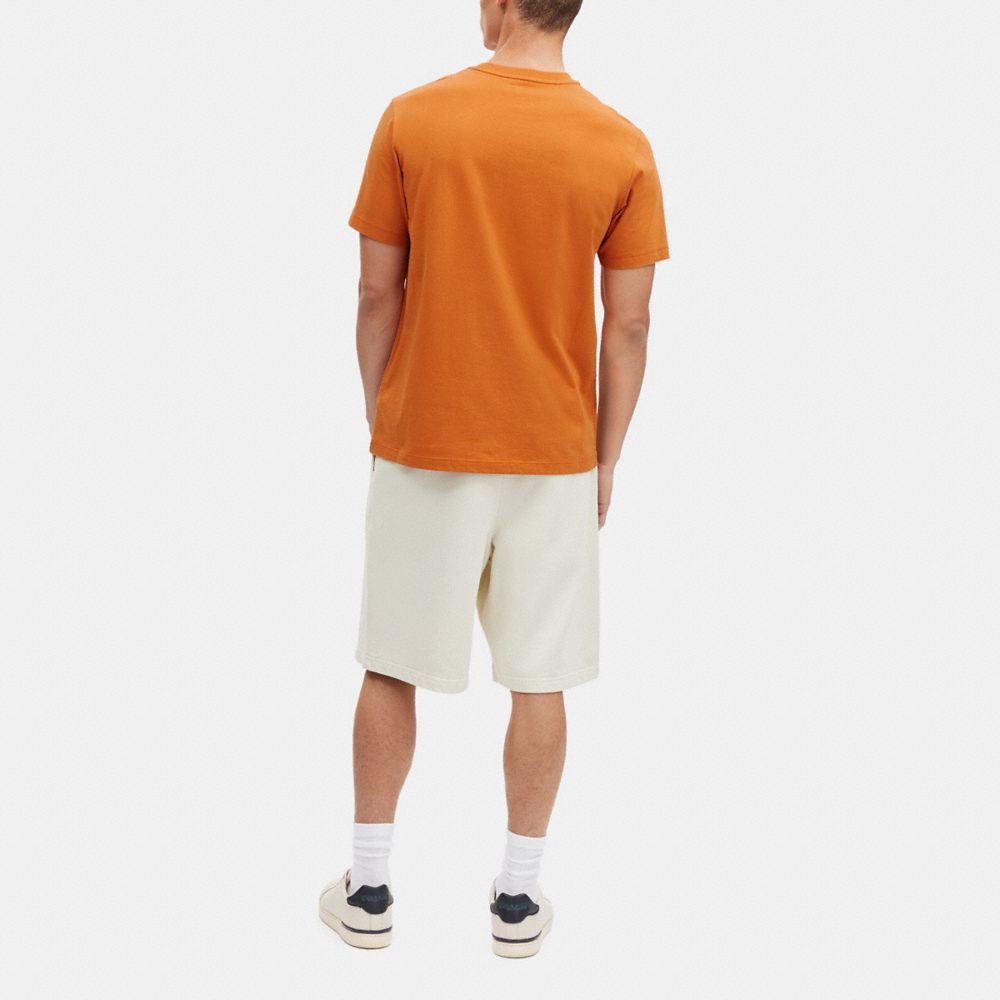 COACH®,SIGNATURE GRADIENT T-SHIRT,Orange,Scale View