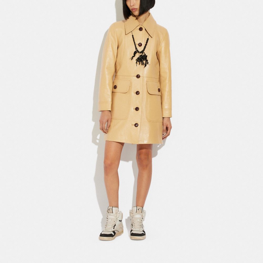 Coach trench shop coat review