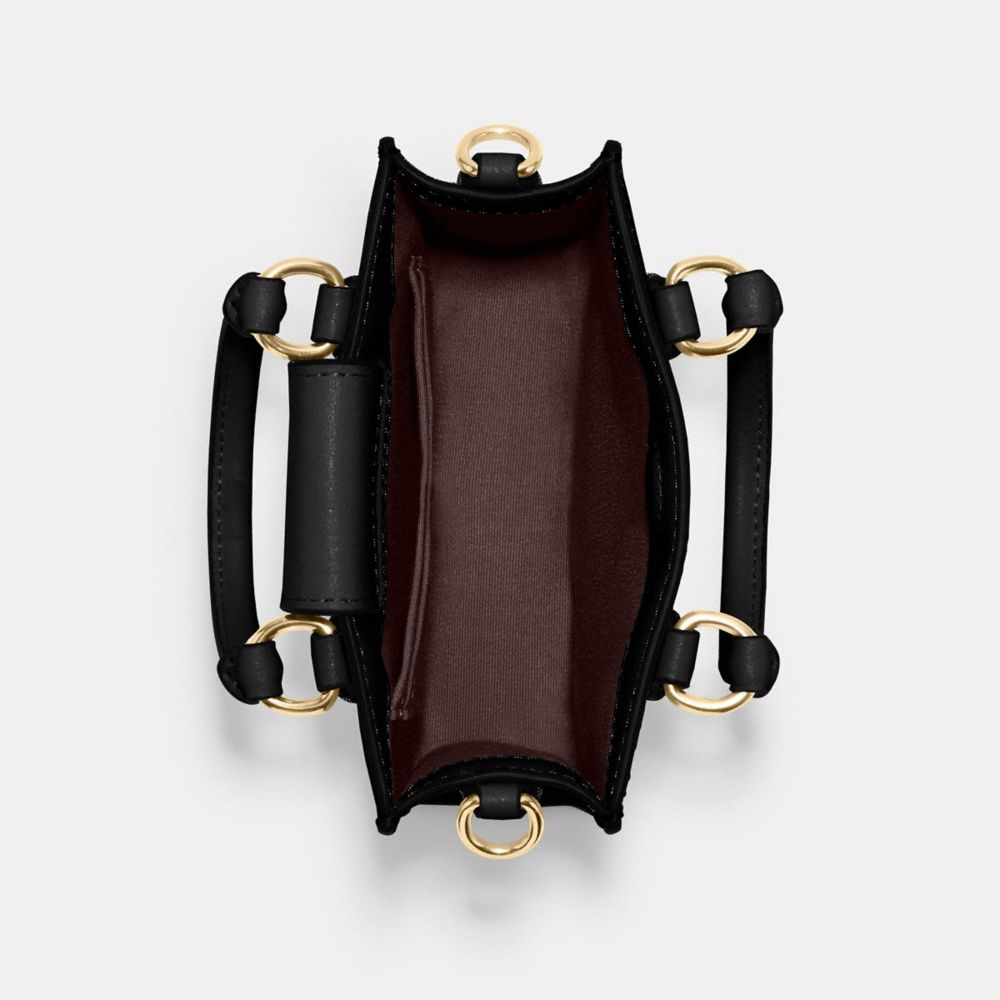 COACH®,ノース サウス ミニ トート・シグネチャー キャンバス,ミニバッグ&お財布ショルダー,