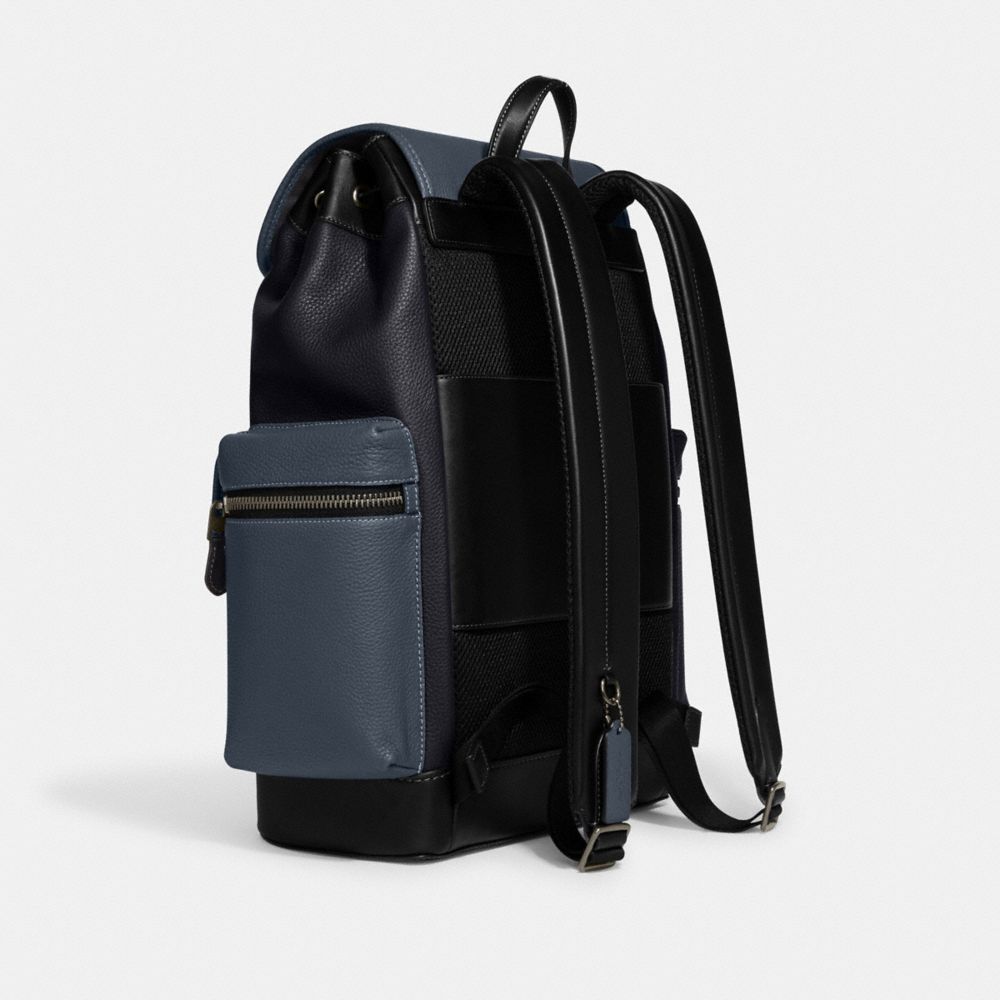 coach バックパック Track Backpack In Signature Canvas With Camo Print And Coach