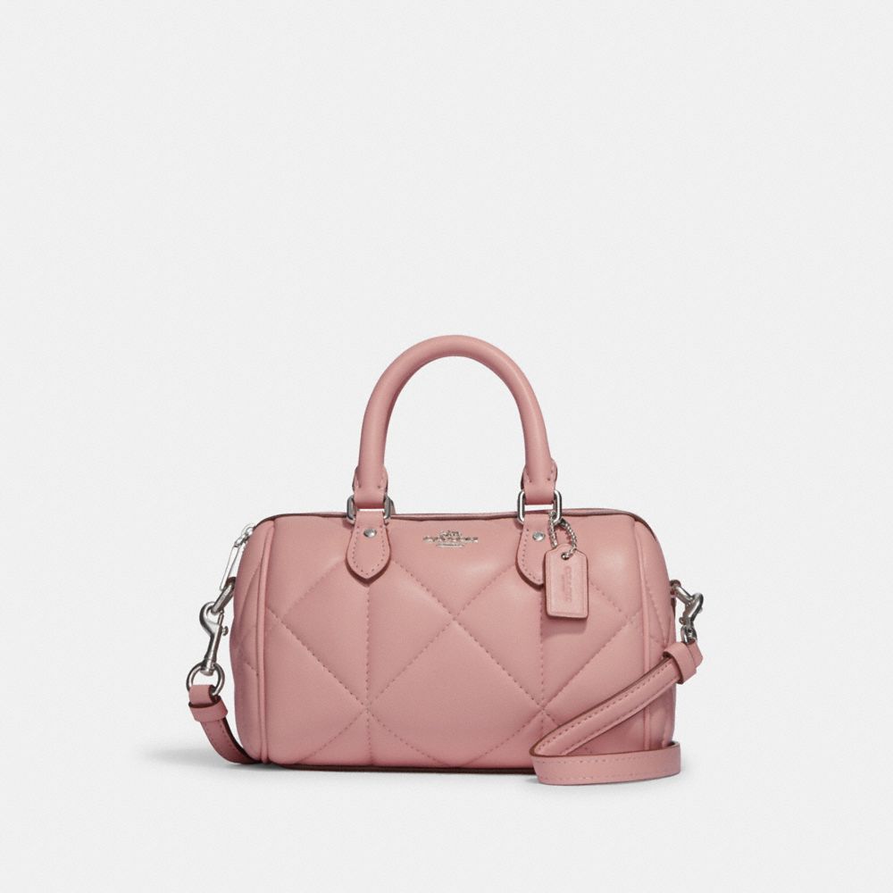 Coach Mini Rowan Crossbody With Puffy Diamond Quilting Light Pink CJ52 –  LussoCitta