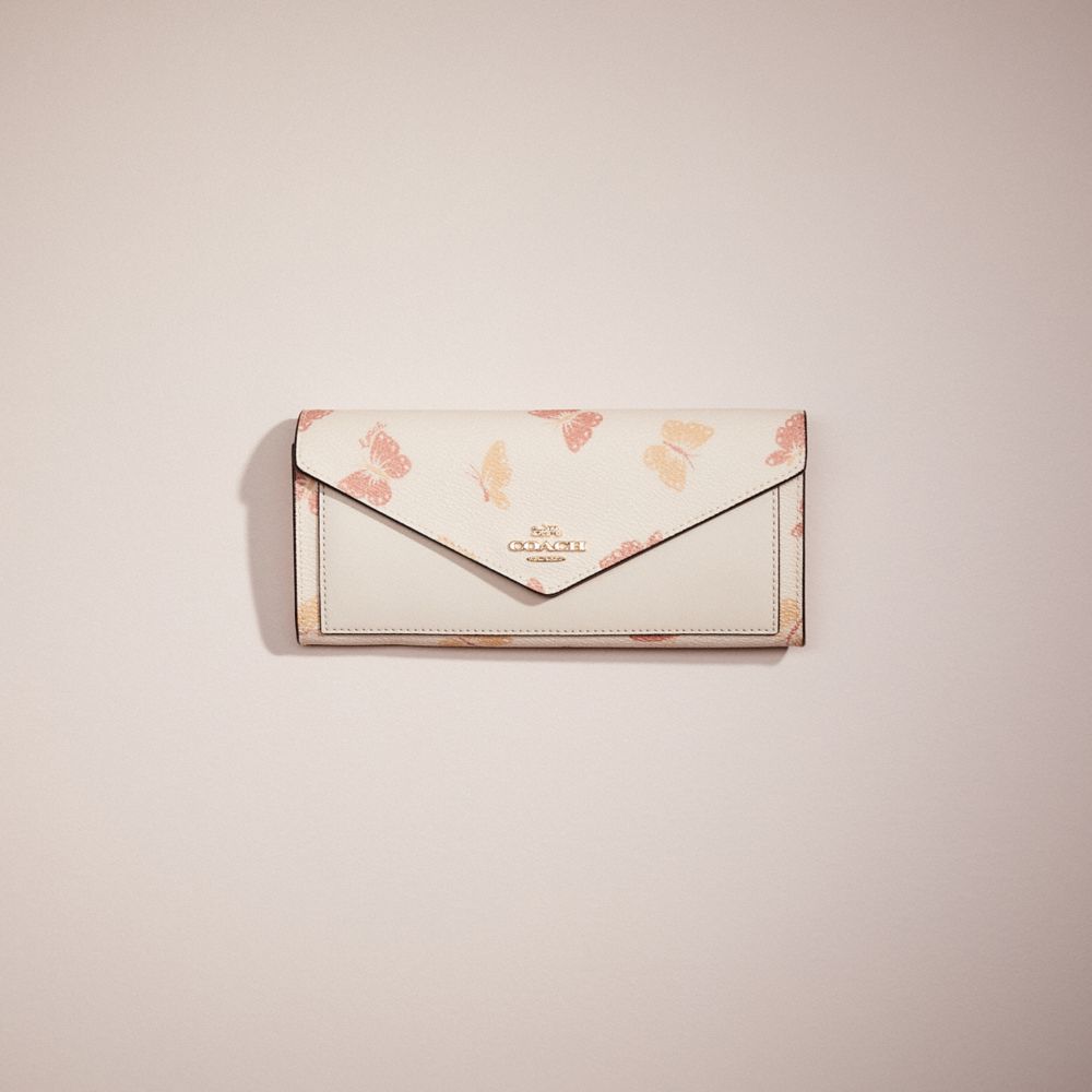 COACH Restored Soft Wallet With Butterfly Print