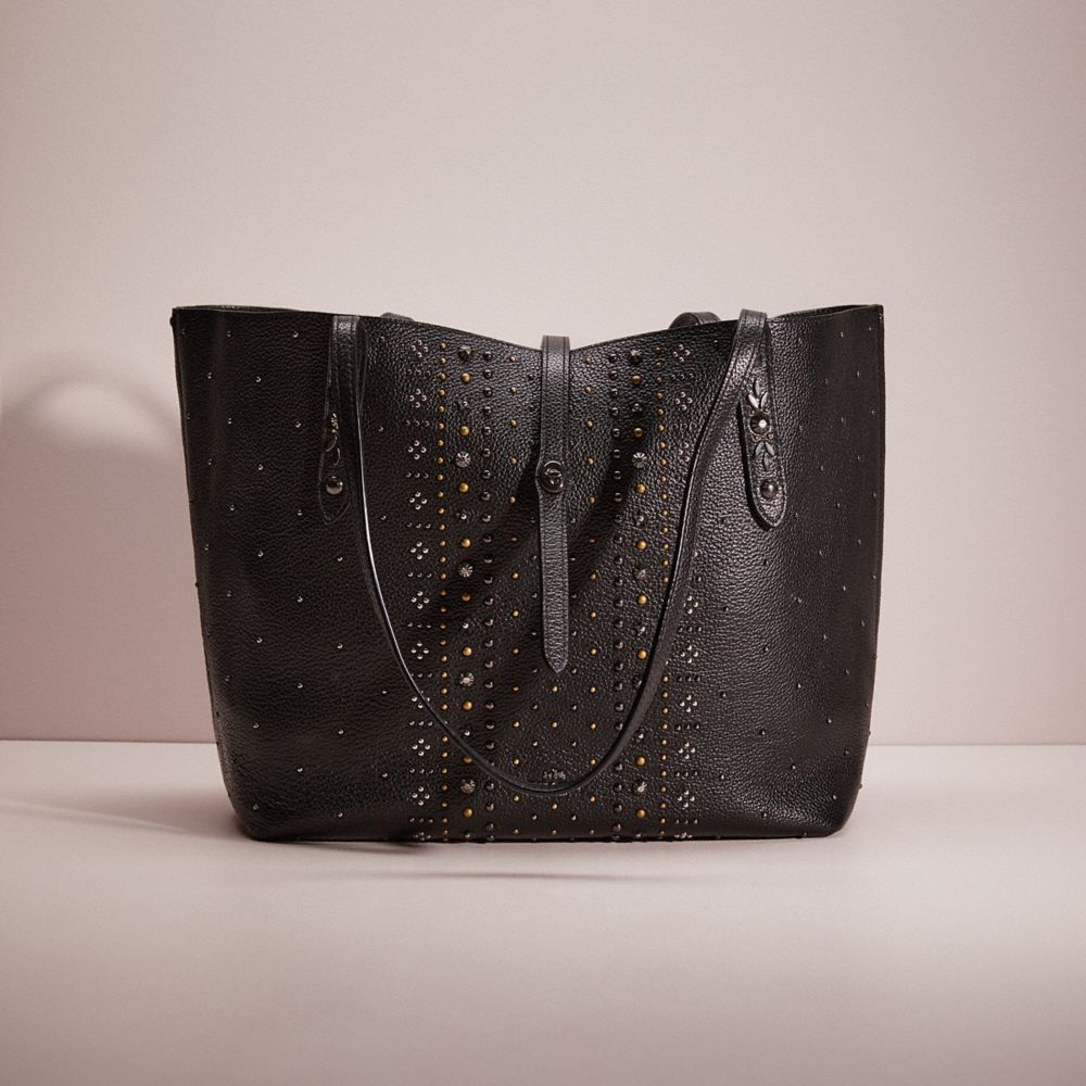 Restored Market Tote With Bandana Rivets