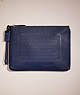 COACH®,RESTORED POUCH WITH STORYPATCH,Marina,Front View