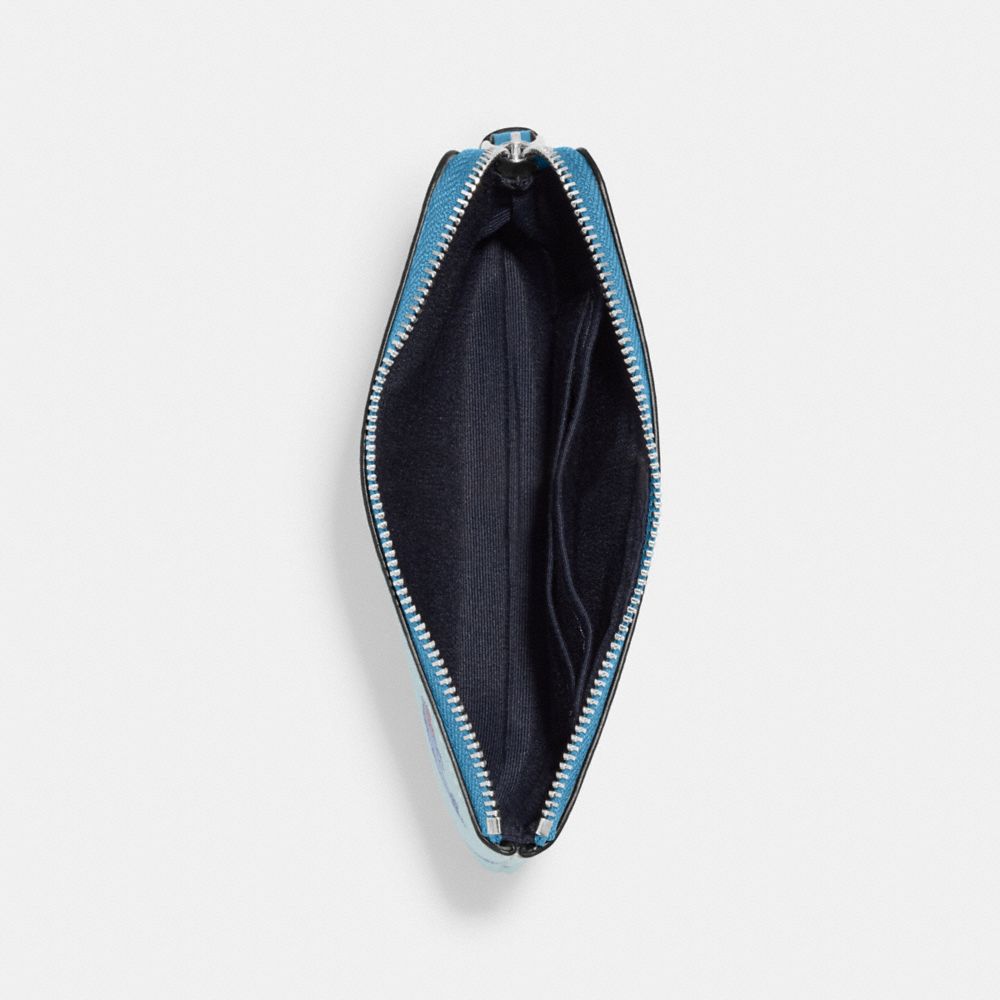 COACH®,コーナー ジップ リストレット・ドルフィン プリント,ポーチ&リストレット,