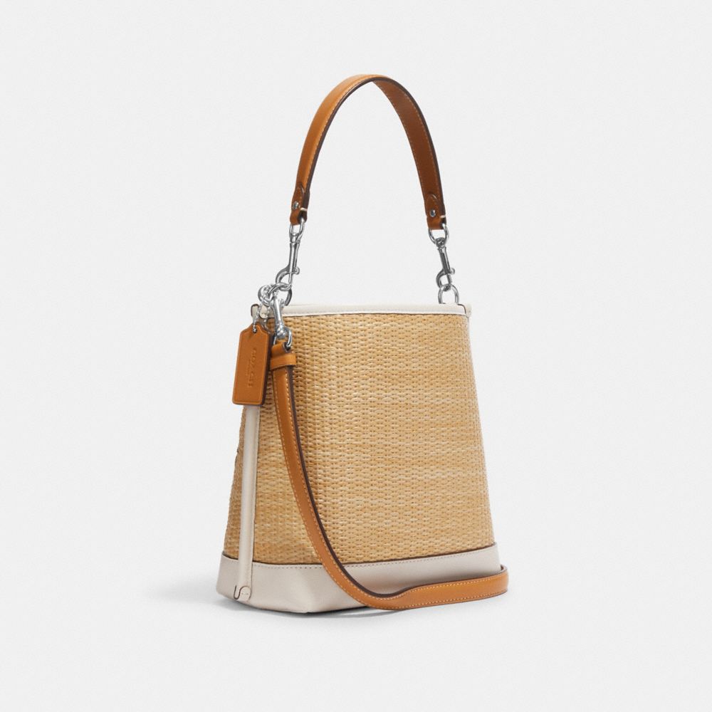 COACH®  Mollie Bucket Bag 22 In Straw